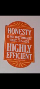 Honesty Sign by Jimmy John's
